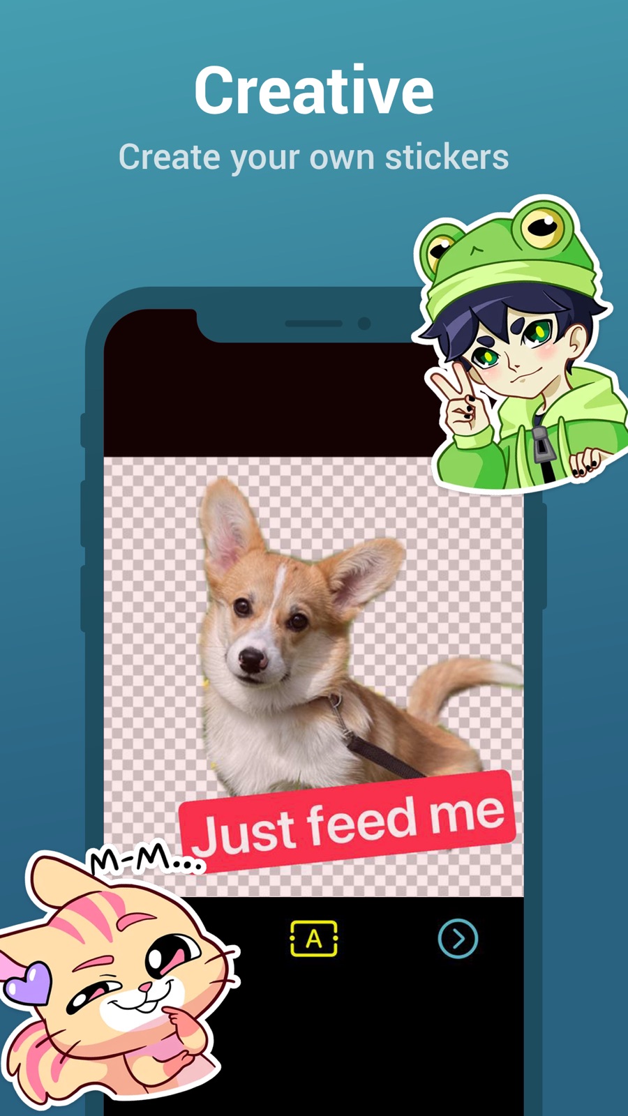 Create your own stickers from a photo